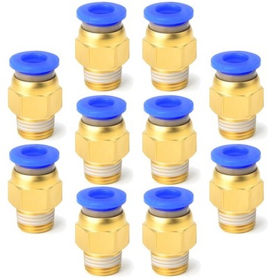 Effiziente 10 Stück Push-to-Connect Armaturen 4mm x 1/8 BSP Außengewinde