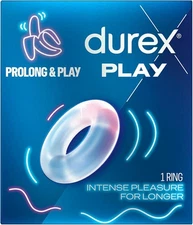 Durex Prolong & Play Super Stretchy Soft Silicone Intense Pleasure Cock Ring