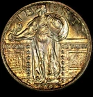 1927 P 25 C Standing Liberty Quarter.  Full Head.  High MS - BU . Philadelphia