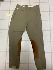 womens tailored sportsman riding breeches size 28L tan excellent condition B