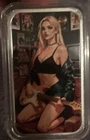 Bullion Baddies Roxy Rebel 1 oz .999 Silver Bar with Certificate of Authenticity