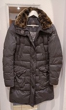Original Peuterey Daunenmantel Damen Winterjacke Ital. Gr. 42 Dunkelgrau Wie Neu