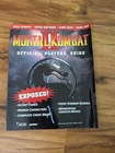 Vintage Mortal Kombat II Official Player Guide, Super Nintendo, Sega Genesis