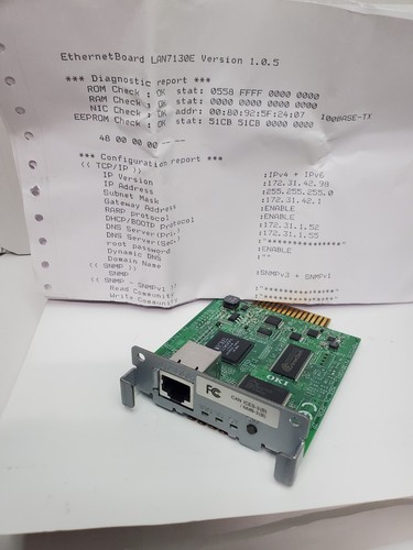 Oki LAN7130E Network Card Module Lan 7130e 7130 - Picture 2 of 12