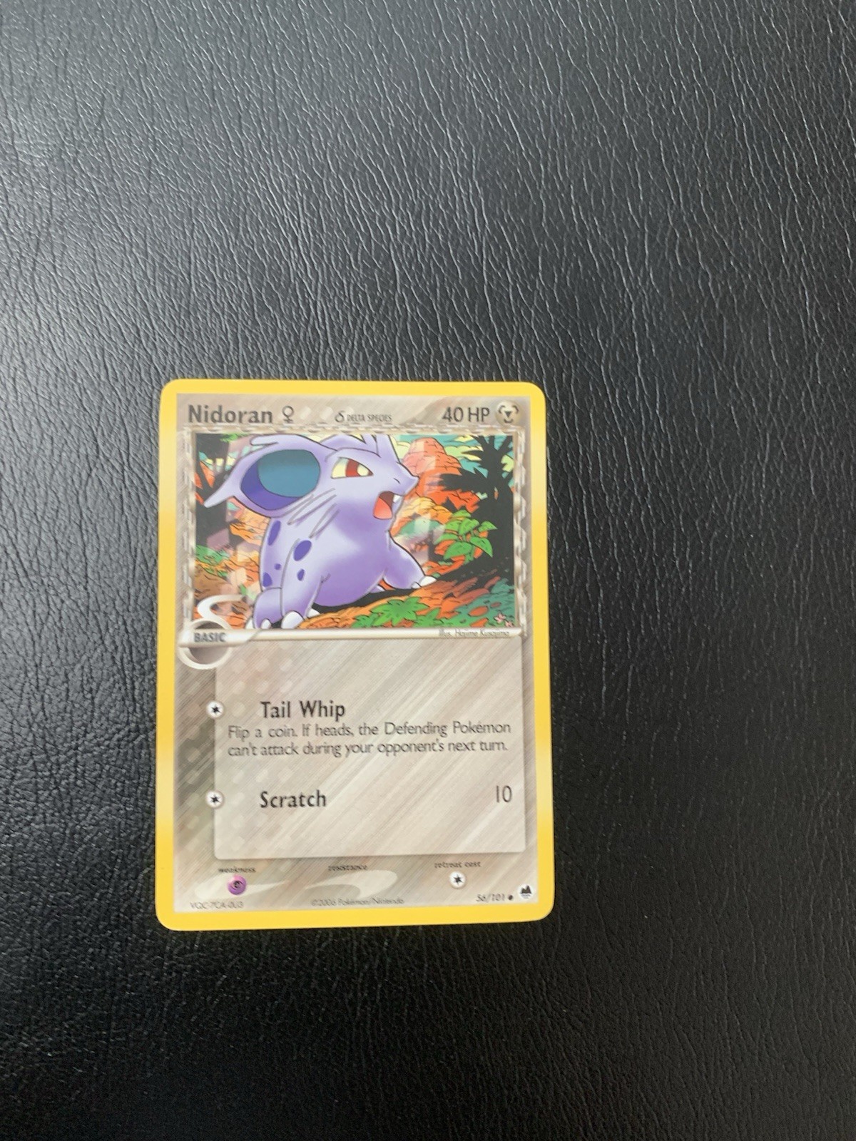 2006 Pokemon Dragon Frontiers 56/101 Delta Species Nidoran Lp Nm