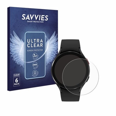 6x Schutzfolie für Samsung Galaxy Watch 4 (44mm) Display Schutz Folie