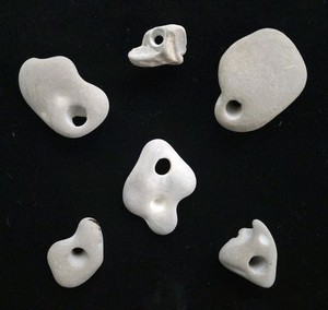 Hag Stone, Fairy Stone, Hex Stone, Naturally Formed, Beach Rock with Hole, Lot 
