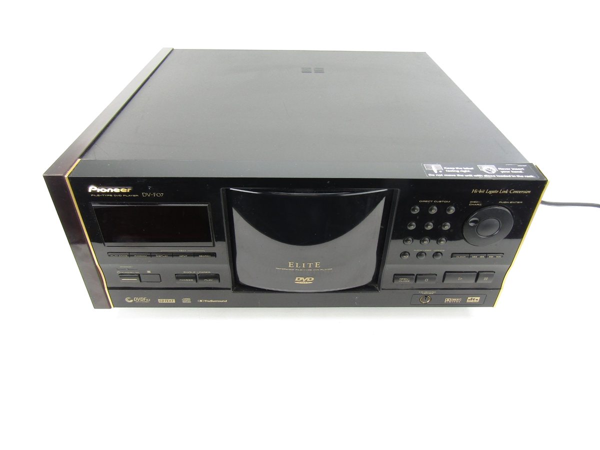 Pioneer Elite DV-F07 DVD / CD 300+1 Disc Carousel Player / Changer