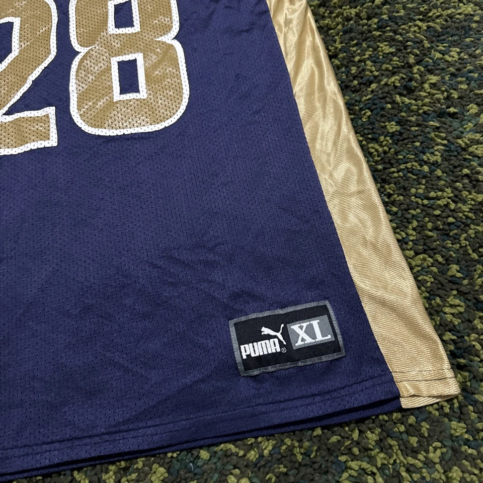 Camiseta deportiva de malla de fútbol americano Puma vintage de los St. Louis Rams Marshall Faulk #28 juvenil XL Foto 2 de 4