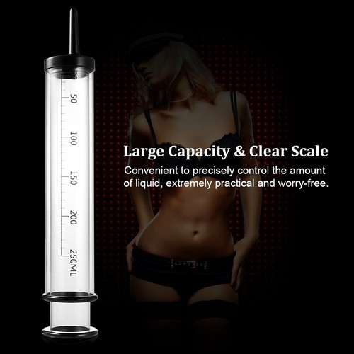 250ml Large Douche Enema Syringe Enemator Personal Anal Cleaning - 第 8/12 張圖片