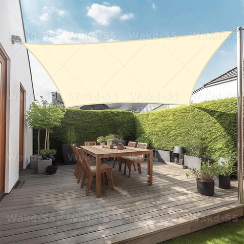 Waterproof Shade Sail Patio Awning Outdoor Garden Pool Sun Canopy Shelter Cover - Picture 305 of 606