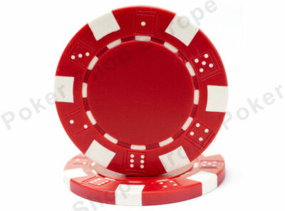 Rote Würfel Design Poker Roulette Chips | 11,5 g Casino Größe Gewicht | UK Lagerbestand