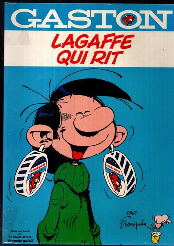 FRANQUIN. Gaston - Lagaffe qui rit. Werbung für BEL, 48 Seiten. Wie Neu
