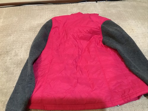 REI Pink Gray full Girls light jacket Large 14 16 - Picture 5 of 5