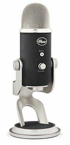 Blue Microphones Yeti Nano USB Condenser Microphone Podcast Bundle - Shadow  Gray