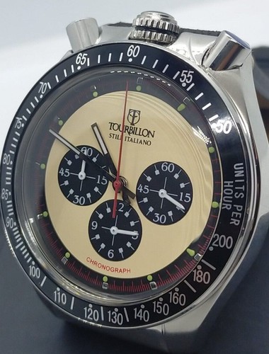 Orologio Tourbillon Bullhead Stile Vintage Inox Miyota Citizen OS20 w.r.  5atm | eBay
