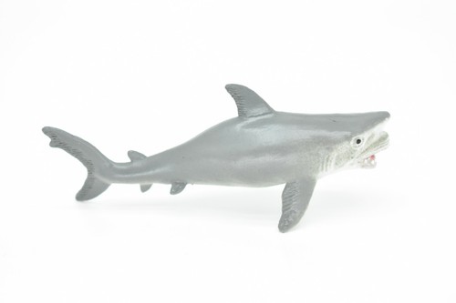 Grande squalo bianco, replica in gomma molto bella 5" ~ F6014-B377 - Foto 8 di 13