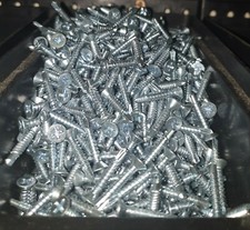 Self Drilling Zinc Plated Window Screws, Countersunk Head FREE SCREWDRIVER TIP!