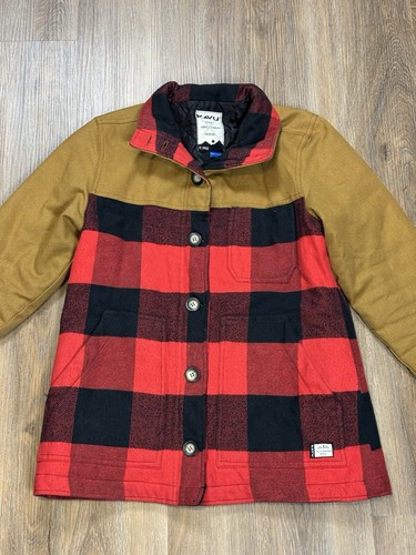 KAVU Flannel Jacket Women S Highland Quilted Plaid Cabin Core Cozy Western Ranch - Picture 2 of 5