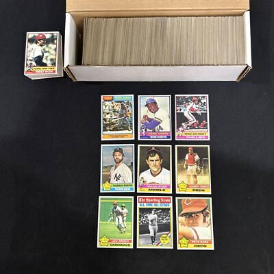 1976 TOPPS  BASEBALL COMPLETE SET 660 NM-MT / Mint Beautiful Nolan Ryan Aaron *5
