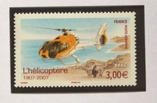 Timbre France poste aérienne 2007 YT PA 70  Neuf**. Hélicoptère EC 130