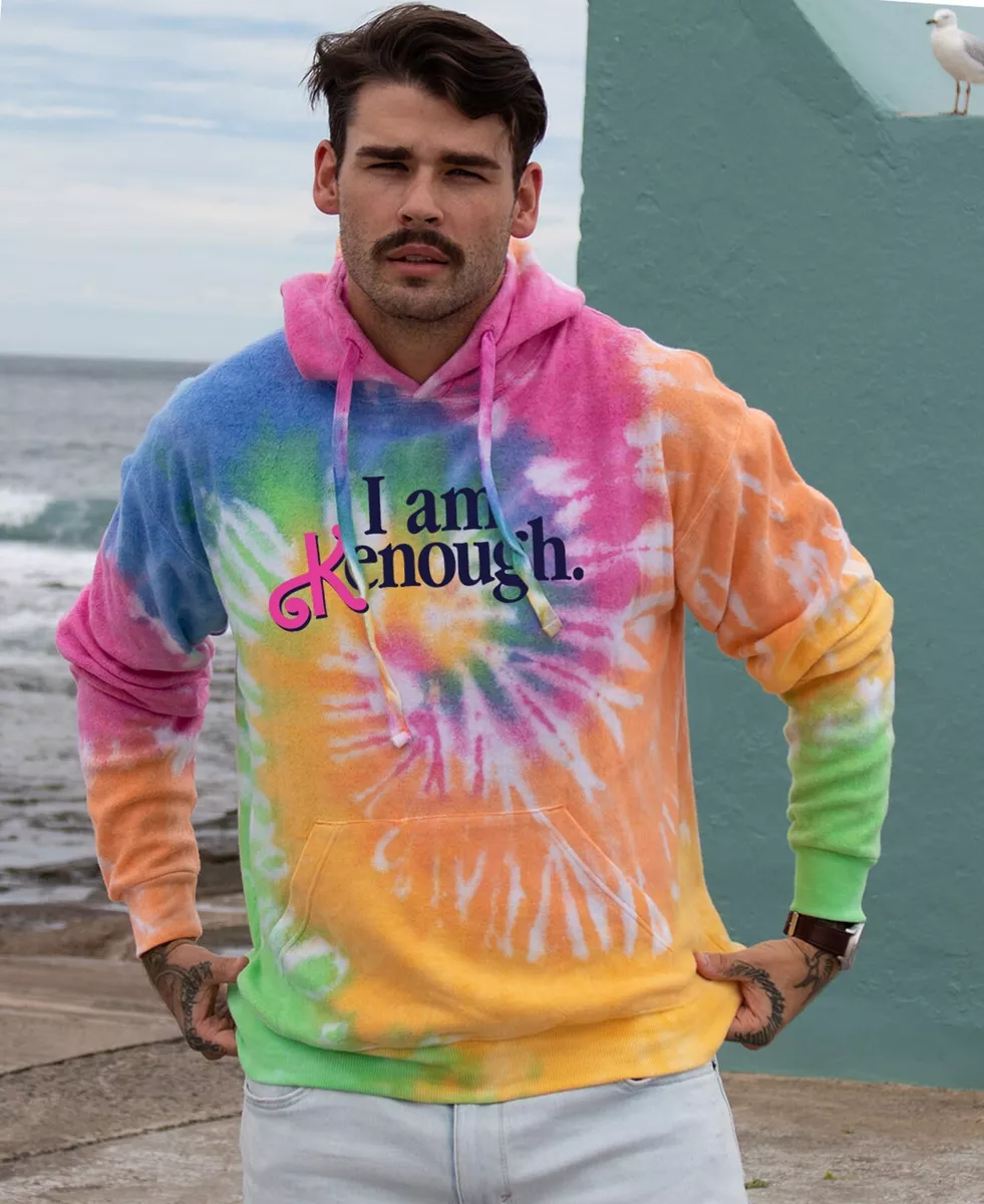 I Am Kenough Tie-dye Hoodie Jumper Doll Movie Men's & Ladies Unisex Tiedye  Hoody