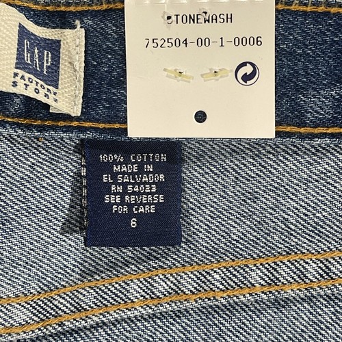Gap Kids Boys Loose Fit Jeans 6R Blue Medium Wash 100% Cotton Denim NWT - Picture 5 of 5