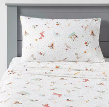 100 cotton Twin size Pillowfort sheet set for kids Pals Multicolor Beautiful