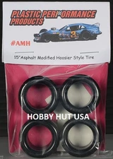 #AMH - Asphalt Modified Hoosier Style 15" Racing Tires - PPP - 1/25 - NEW ITEMS