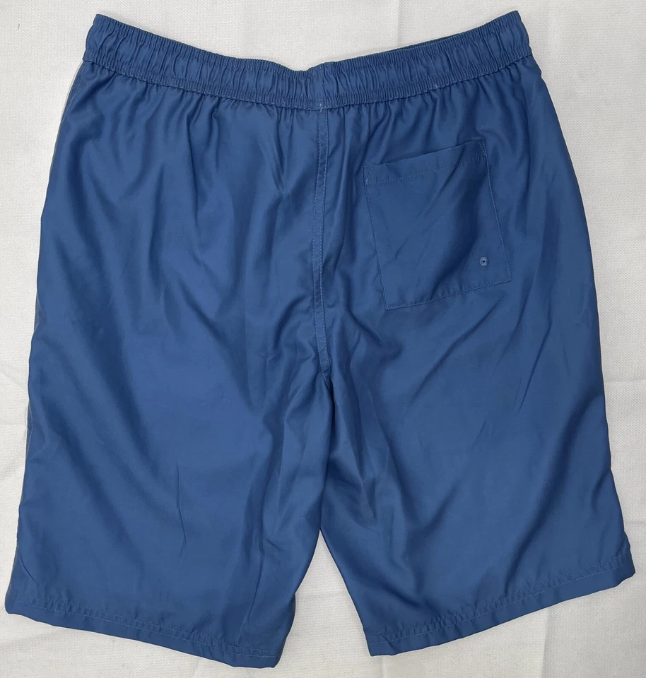 Reebok Boys XL (18/20) lined Swim Trunk beach Shorts Blue orange white green - Image 2 of 4