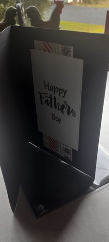 Handmade Greeting Card* TO THE BEST FATHER Card & Envelope** - Picture 3 of 4