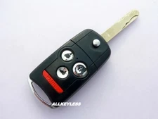 OEM WORN ACURA MDX keyless entry flip key remote N5F0602A1A DRIVER 1 - CUT KEY