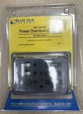 Blue Sea 8129 AC Main + Branch A-Series Toggle Circuit Breaker Panel