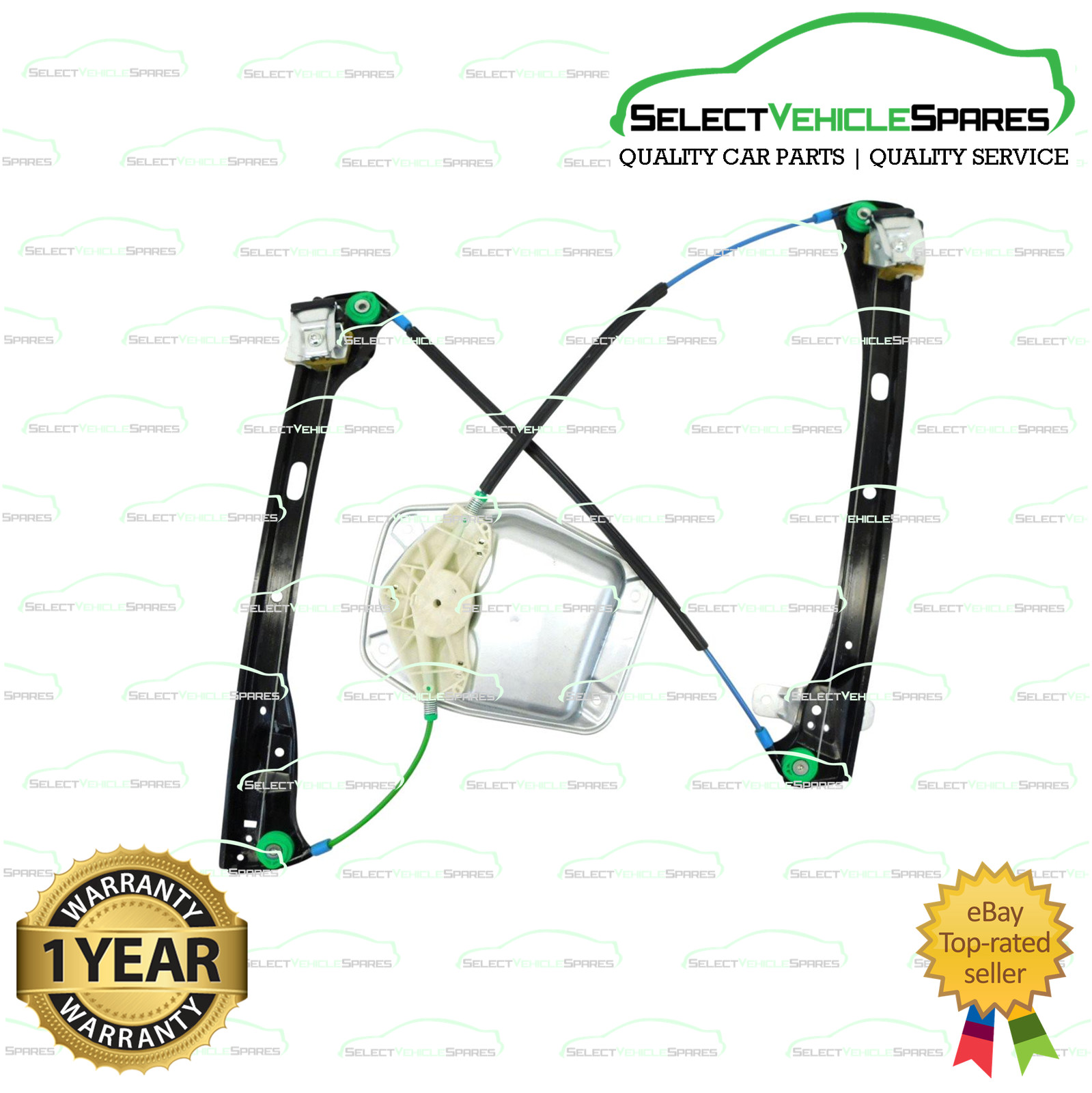 NEW VW GOLF MK5 5-DOOR PASSENGER SIDE FRONT ELECTRIC WINDOW REGULATOR 2004-2008