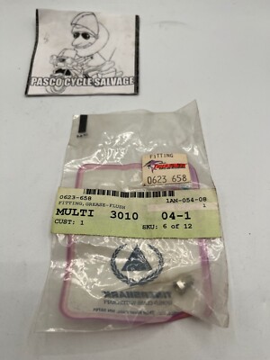 NOS- GENUINE Arctic Cat Tiger Shark Flush Grease Fitting 0623-658 (See listing)