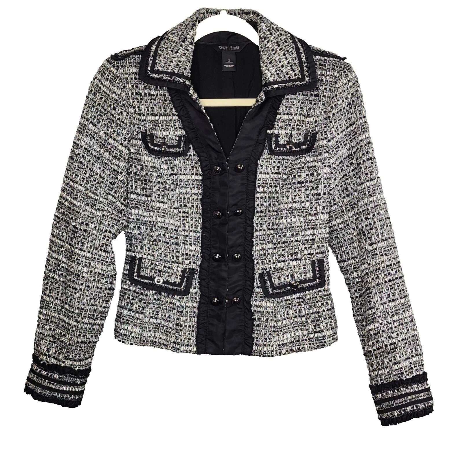 White House Black Market Mujer Blazers Cuadros para Mujeres