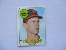 1969 TOPPS BILL DILLMAN 141 VG BASEBALL BALTIMORE ORIOLES