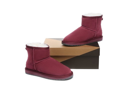 AUSTRALIAN SHEPHERD® UGG Sheepskin Wool Mini Classic Suede Boots Special Color - Picture 61 of 65