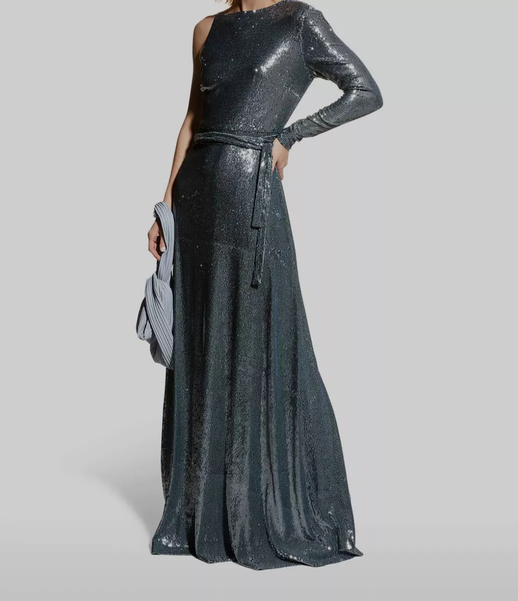 Halston heritage silk dress sale