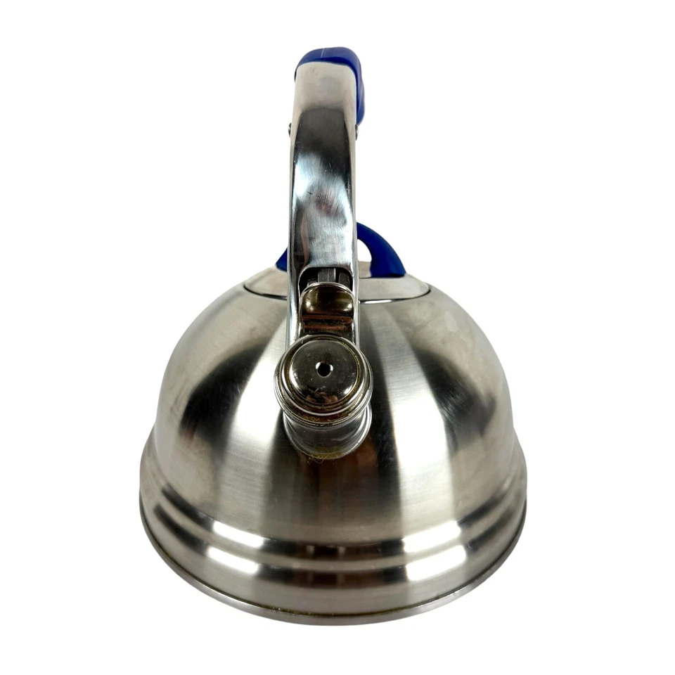 BergHOFF 18/10 ACERO INOXIDABLE ACERO INOXIDABLE SILBIDO TETERA MANGO DE SILICONA Foto 4 de 4