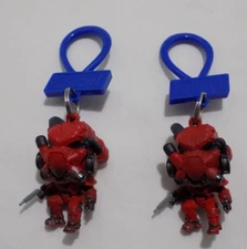 L/2 Video Game Keychain Backpack Clip On Figures Fallout 76 Red X-01 Power Armor