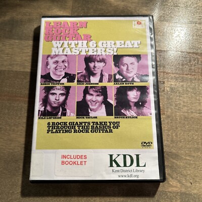 Learn Rock Guitar with 6 Great Masters DVD Lofgren Thrower Roth