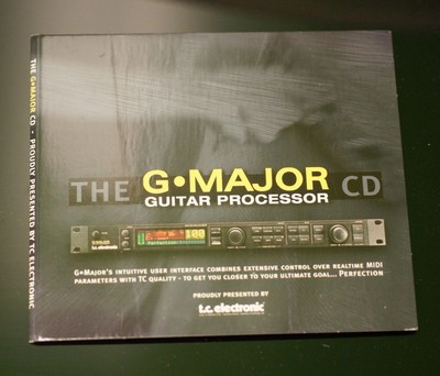 TC Electronics - G Major CD Guitar Ultimate Multi Effects Audio 28 Tracks 