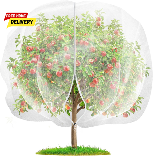 3 Packs Bird Netting for Garden Protection, 2.5 X 3.5 Ft Fruit Blueberry Bushes