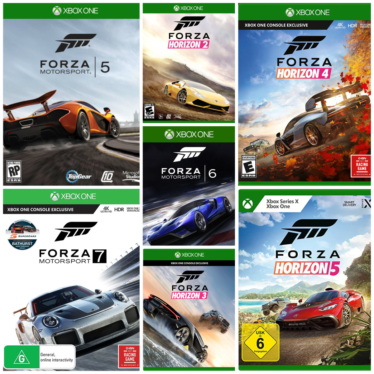 Forza Motorsport 5 Xbox One e Series X