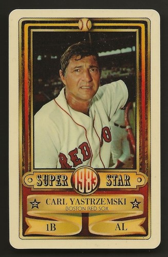 Carl Yastrzemski 1981 Perma Graphics Super Star Credit Card card