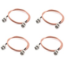 4PCS BNC MALE TO BNC MALE RG316 50-OHM COAX CABLE JUMPER PIGTAIL 1 FT/3 /6/10FT