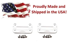 2 Pack Aftermarket Plastic Replacement Hinges for Igloo Cooler includes Screws