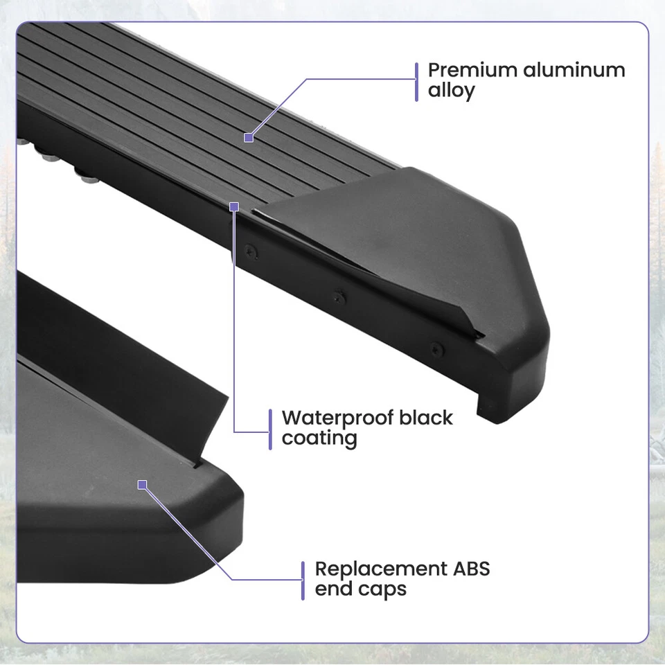 For Chevy Chevrolet Traverse 2018-2025 600lbs Running Boards Side Step Nerf Bar  - Image 4 of 4