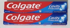 SET OF 2 Colgate Cavity Protection Fluoride Toothpaste 2.5oz